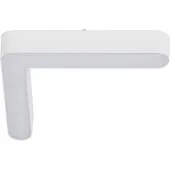 LINDBY LED-stripe 48 V Lumaro,hvit,L-form,plast,dimbar
