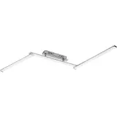 Eglo LED-taklampe Parma bryterdimmer 37 W 4 000 K krom
