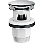 Hansgrohe Push-open bundventil kunststof krom
