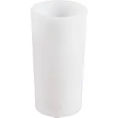 LINDBY LED oppladbar blomstervase Florista, RGB, IP54, Ø 12cm, hvit