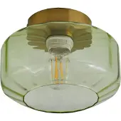 LINDBY taklampe Hildur, grønn, glass, Ø 22 cm