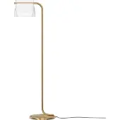 Maytoni gulvlampe Cabaret, messing, høyde 126,5 cm