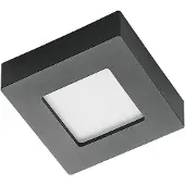 PRIOS LED-taklampe Alette, svart, 6 W, CCT, dimbar