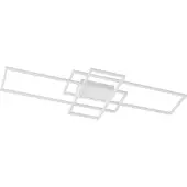 LINDBY LED-taklampe Caitlin, hvit, metall, 105 cm