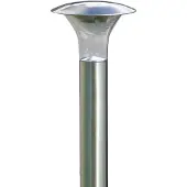 LINDBY Solar-LED-lampe med jordspyd Jolin, 66 cm, stål