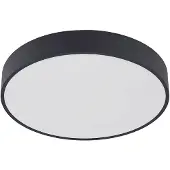 Arcchio LED-taklampe Vanida, svart, Ø 40 cm, opp/ned