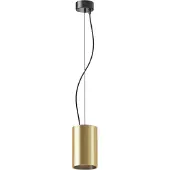 Maytoni LED-hengelampe Efir, gullmatt, Ø 9,5 cm, 25 W, 38°, 38°