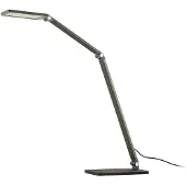 LUCANDE LED-skrivebordslampe Mion, 41 cm, kantet, dimbar