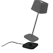 Zafferano Ofelia 3K bordlampe IP65 grå