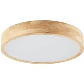 LINDBY taklampe Tanju, Ø50 cm, 4 lyskilder, gummitre, E27