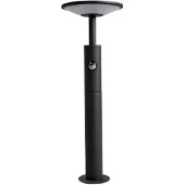 LUCANDE Fenia LED-veilampe, 60 cm, sensor, IP54, antrasitt