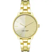 Nine west Nw-2682chgb Quartz 34 Mm Dameklokke