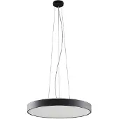 Arcchio LED-pendellampe Vanida, svart, Ø 60 cm, opp/ned