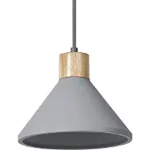 Osram hengelampe CONCRETE WOOD, grå, Ø 22 cm, betong, E27