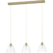 Eglo COPLEY langbordlampe 3xE27 L900 gull/klar