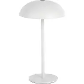 Arcchio LED oppladbar bordlampe Thenra, hvit, veggfeste