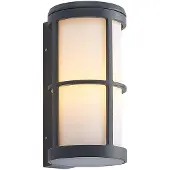 LUCANDE Kelini utendørs vegglampe, mørkegrå