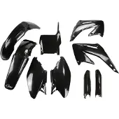 Ufo Honda Cr 125/250 2004-2004 Hokit102f-001 Fork Protectors & Plastsett