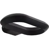 LUCANDE utendørs LED-vegglampe LOOP, svart, IP44, metall
