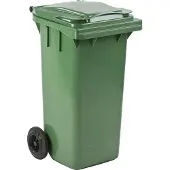 ESE Affaldscontainer, , grøn, plast, 120 l, UV-resistent