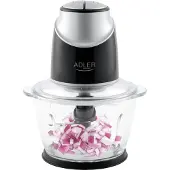 Adler AD 4082, 1,2 l, Sort, Sølv, Glass, Rustfritt stål, Plast, 1,2 m