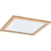 LUCANDE taklampe Joren, 42 cm, tre, CCT, fjernkontroll