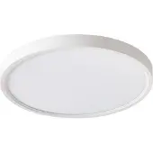 LINDBY Smart LED-taklampe Deika, Ø 40 cm, hvit, Tuya