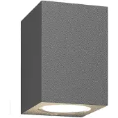 LUCANDE utendørs vegglampe Xava, downlight, antrasitt, GU10