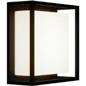 LUCANDE utendørs LED-vegglampe Ilirian, antrasitt, aluminium, 25 cm