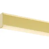 SLV LED-vegglampe til bad One Linear, 52 cm, messingfarget
