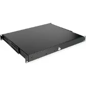 Roline 26.21.0268, Tastaturbrett, Sort, Stål, 1U, 485 mm, 400 mm