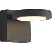 LUCANDE utendørs LED-vegglampe Belna, metall, IP65, antrasitt