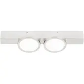 LUCANDE Kellino taklampe, 2 lyskilder, nikkel