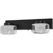 Osram LED-vegglampe ORBIS FLAME, svart, 2 lyskilder, CCT IP44