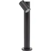 PRIOS Tulimar sokkellampe, 45 cm, antrasitt 1 lyskilde, metall