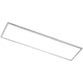 Arcchio LED-panel Arthur, 120 x 30 cm, sølv, 4000 K