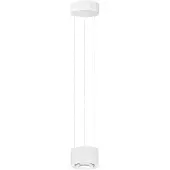 Arcchio LED-pendellampe Rotari, linse, opp/ned, hvit