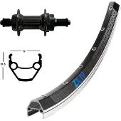 Exal Zx 19 28´´ Qr V-brake Bakhjul