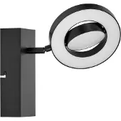 Ledvance Saturn CCT LED-veggspotlight, bryter, svart