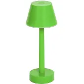 LINDBY LED oppladbar lampe Gaja, grønn, USB, IP44, RGBW, dimbar
