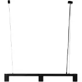 Arcchio hengelampe Brinja, svart, 90 cm, 3 lyskilder, GU10