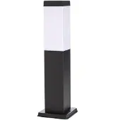 LINDBY Honula sokkellampe, 45 cm, mørkegrå, IP44, E27