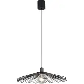 Reality Pendellampe Margarita, Ø 50 cm, svart, E27, metall