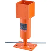 Vevor Skrujekkstolpe, 4" x 4", 13,2"-18,7" høydeområde, 24700 lbs maks lastekapasitet, justerbar landjekk, midlertidig husjekkstolpe for nivellering av bolig, løftegulv krypkjeller landbjelke