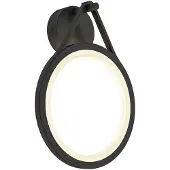 LUCANDE utendørs LED-vegglampe Mirco, 30 cm, svart, IP65