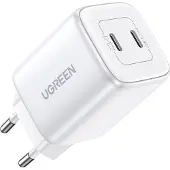 UGREEN Nexode GaN 45W Dual USB-C PD Charger - White