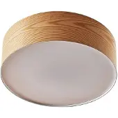 LINDBY taklampe Dominic, Ø 45 cm, 3 lyskilder, tre