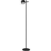 Osram LED-gulvlampe Decor Kyoto, aluminium, svart, dimbar