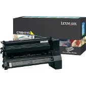 Lexmark Tonerkassett gul, 10.000 sider, høy kapasitet, return