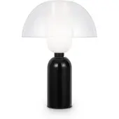 Maytoni Memory bordlampe, svart, høyde 42 cm, keramikk